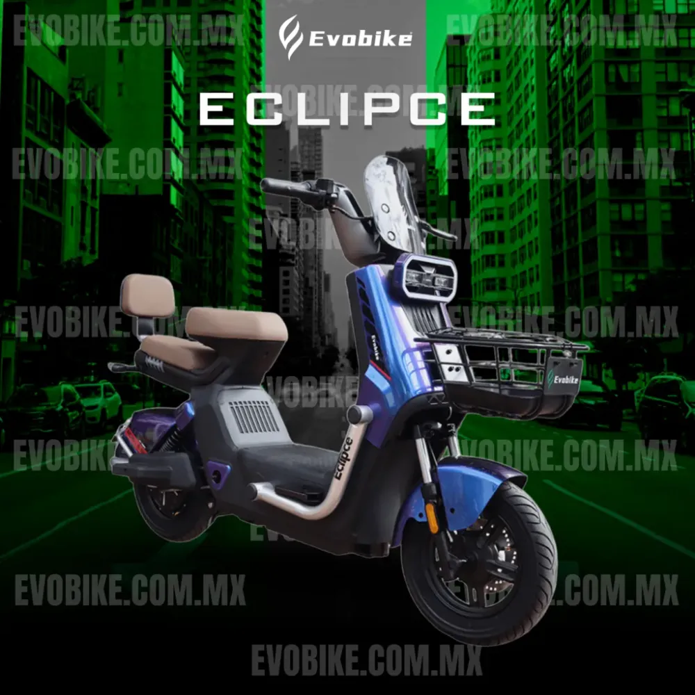Bicicleta eléctrica ECLIPCE Negro
