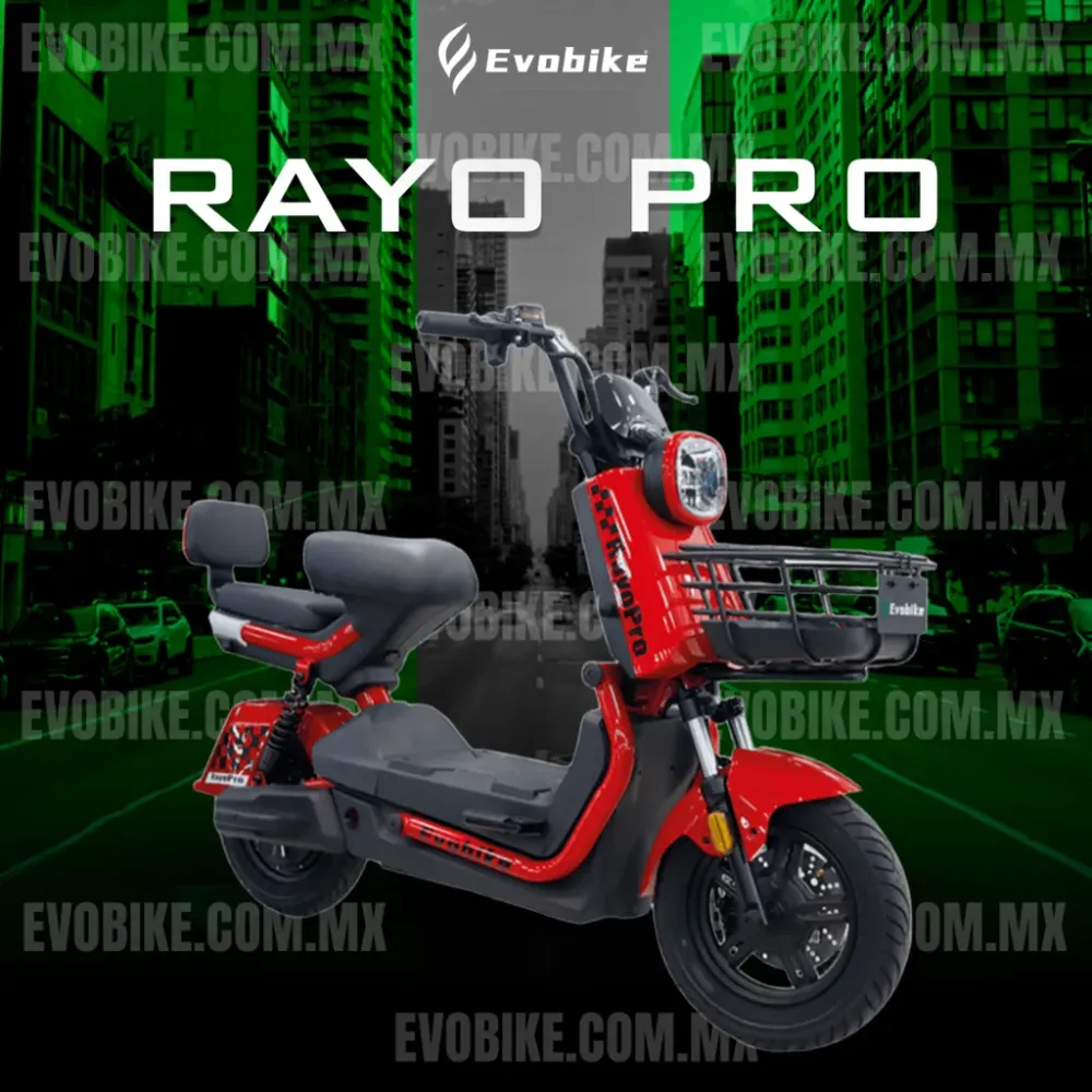 Bicicleta Eléctrica RAYO PRO Rojo