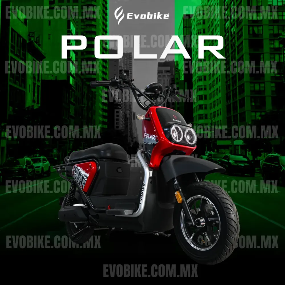 Bicimoto eléctrica POLAR Negro