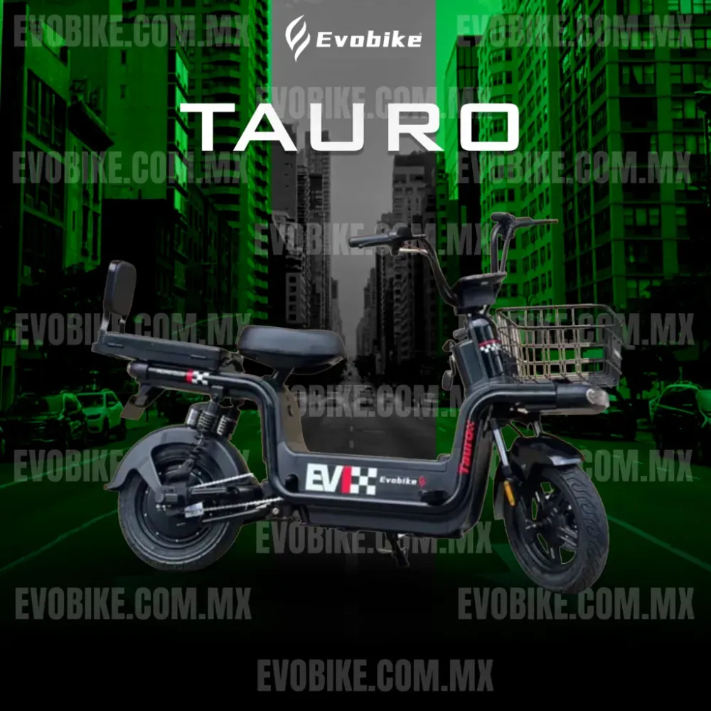 Bicimoto eléctrica TAURO Naranja