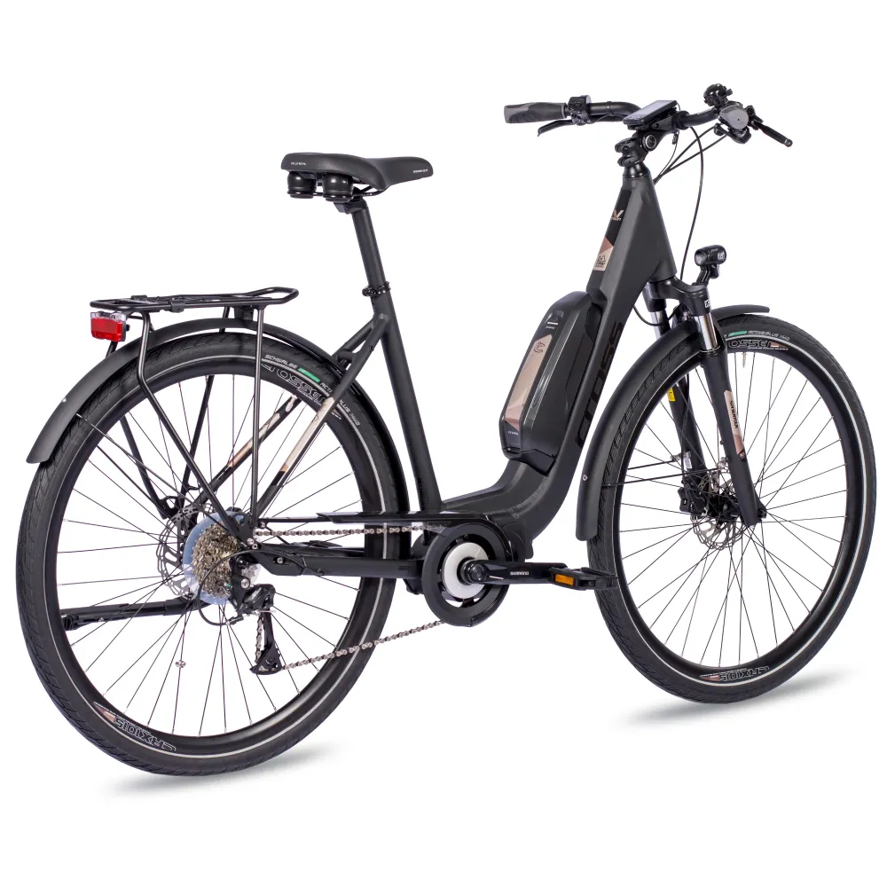 Bicycle de randonnée de vélo de 28 pouces LS Wave V-Tron Shimano Stepps E-5000 418 WH 9 Gang Shimano Rd-T3000SGS