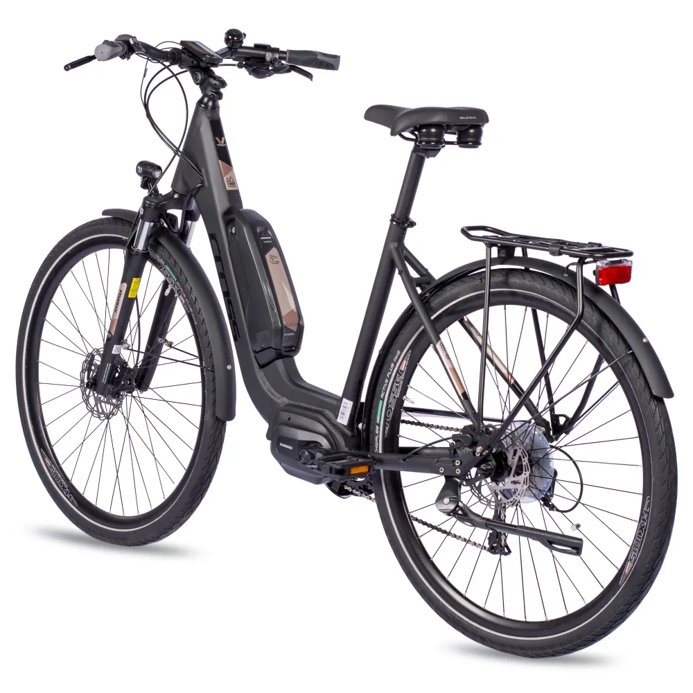 Bicycle de randonnée de vélo de 28 pouces LS Wave V-Tron Shimano Stepps E-5000 418 WH 9 Gang Shimano Rd-T3000SGS