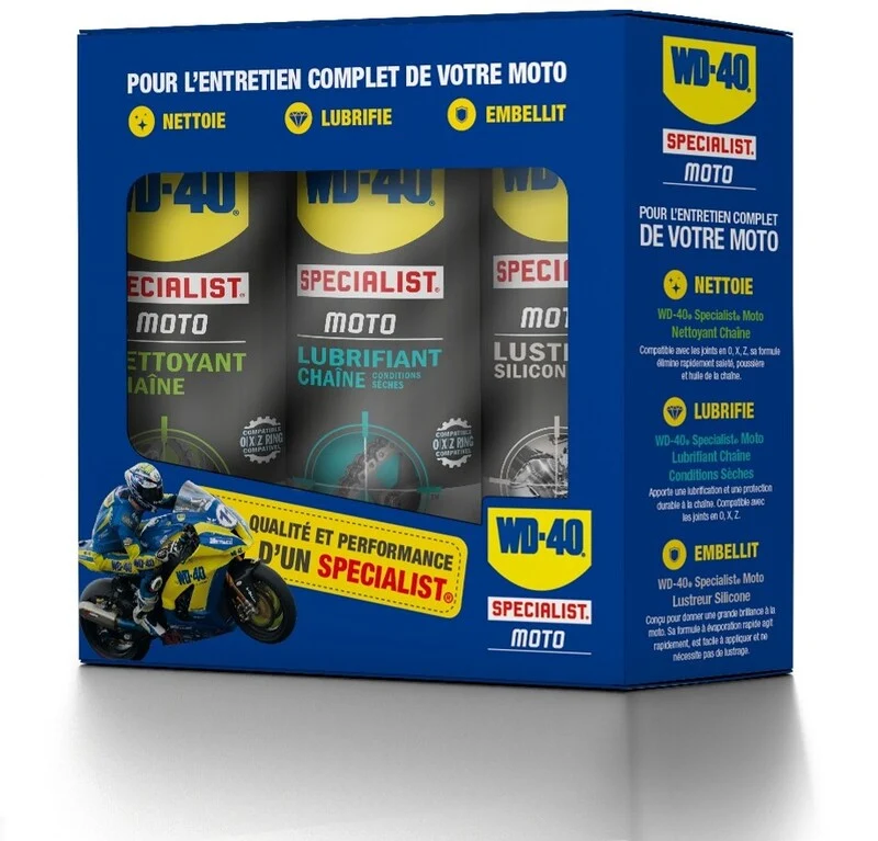 Pack entretien complet WD-40 Specialist Moto Bihr