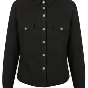 Blouson moto femme Arrow Glory Army noir Black Arrow