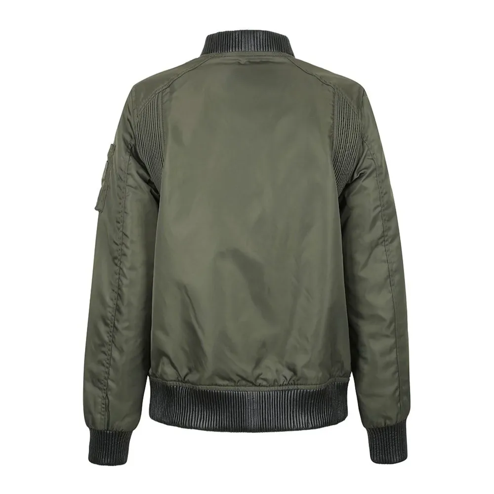 Blouson moto femme Arrow Glory Army noir Black Arrow