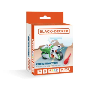 Constructor Jr- Moto 16 pièces Black+Decker