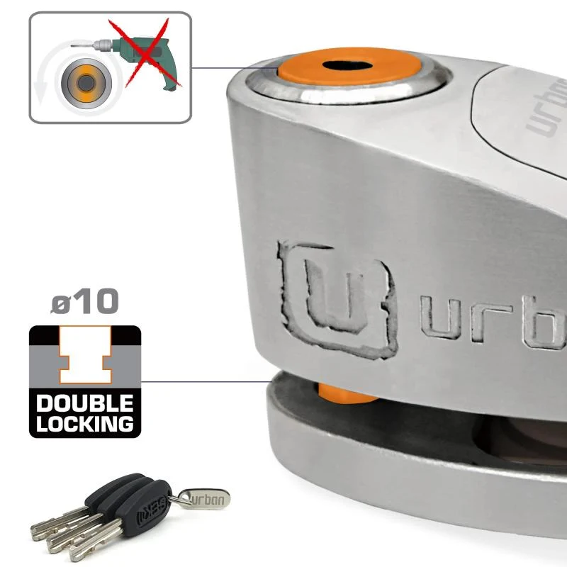 Bloque disque moto homologué avec Alarme