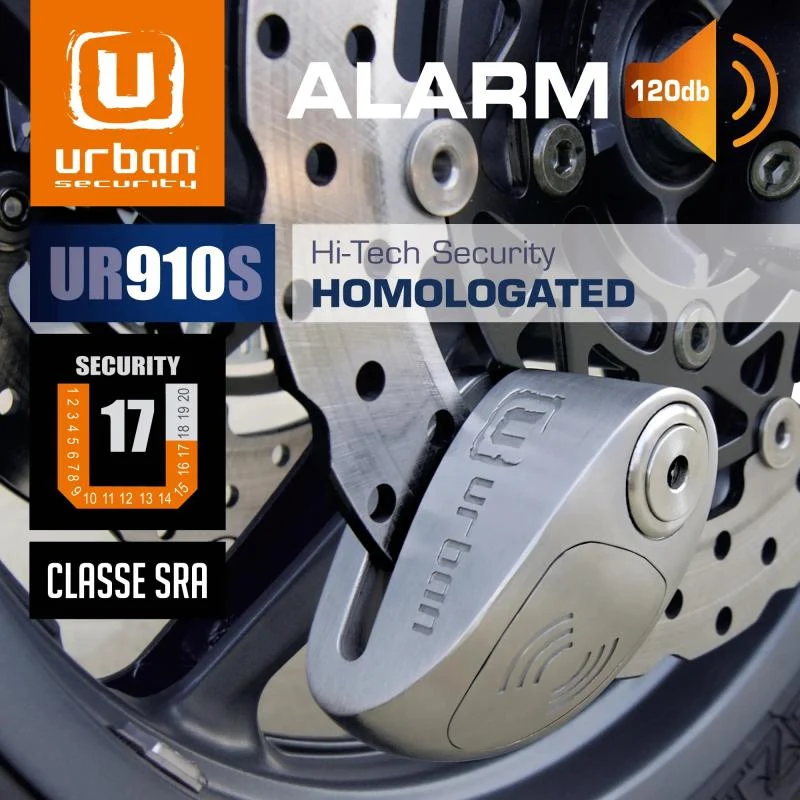 Bloque disque moto homologué avec Alarme