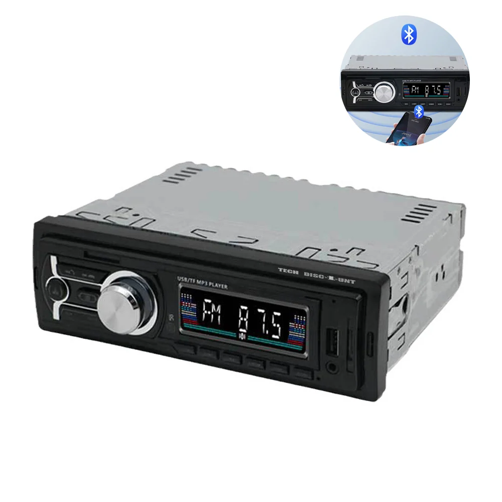 Bluetooth auto radio 12V lecteur MP3 de voiture bluetooth mains libres FM radio de voiture carte branchée clé usb audio