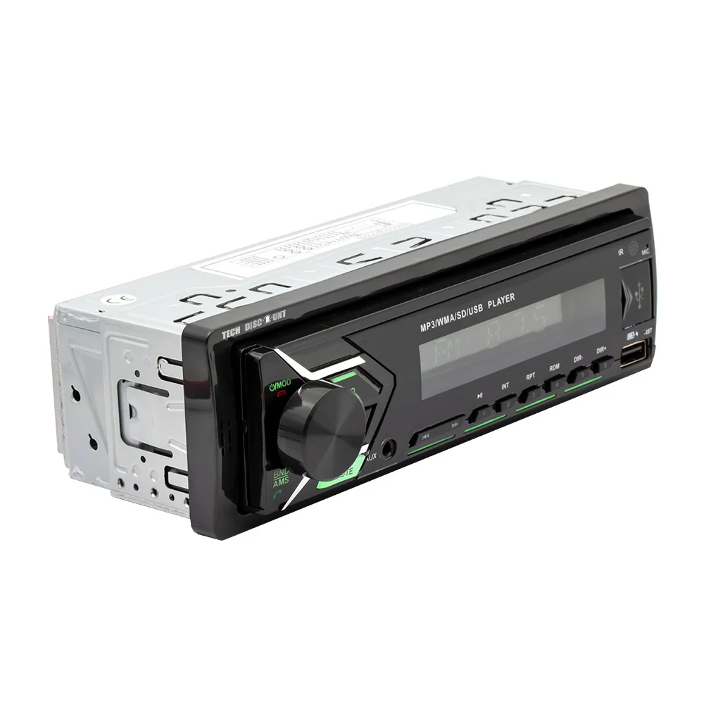 Bluetooth auto radio 12V lecteur MP3 voiture sept couleurs lumières audio voiture commande centrale modification auto radi...