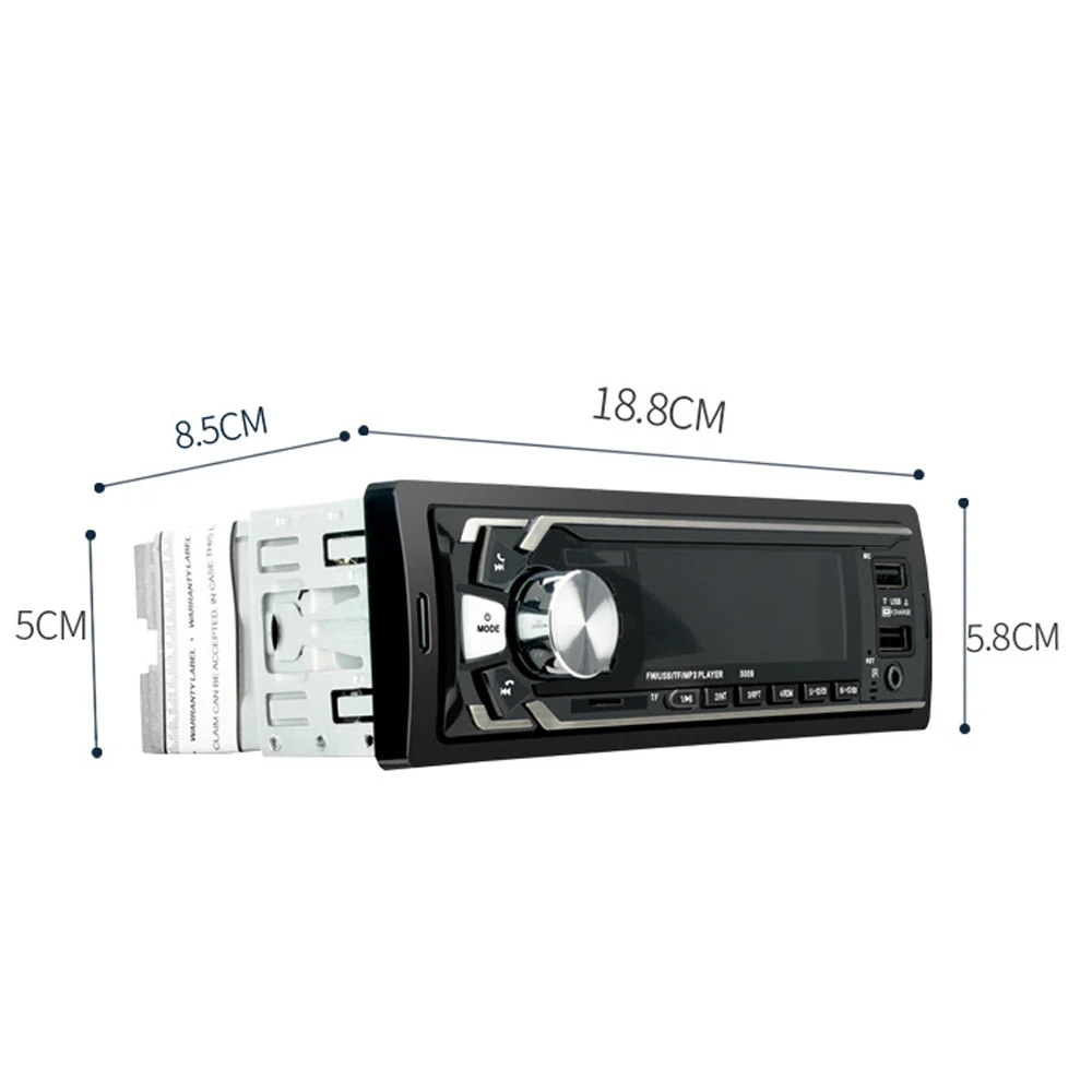 Bluetooth radio de voiture lecteur MP3 de voiture bluetooth mains libres lecteur de carte de voiture lecteur de carte usb