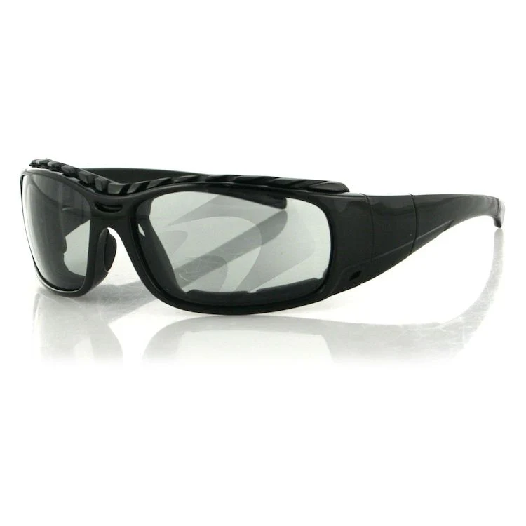 Bobster Lunettes de moto convertibles photochromiques Gunner