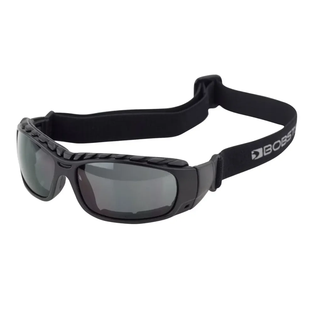 Bobster Lunettes de moto convertibles photochromiques Gunner