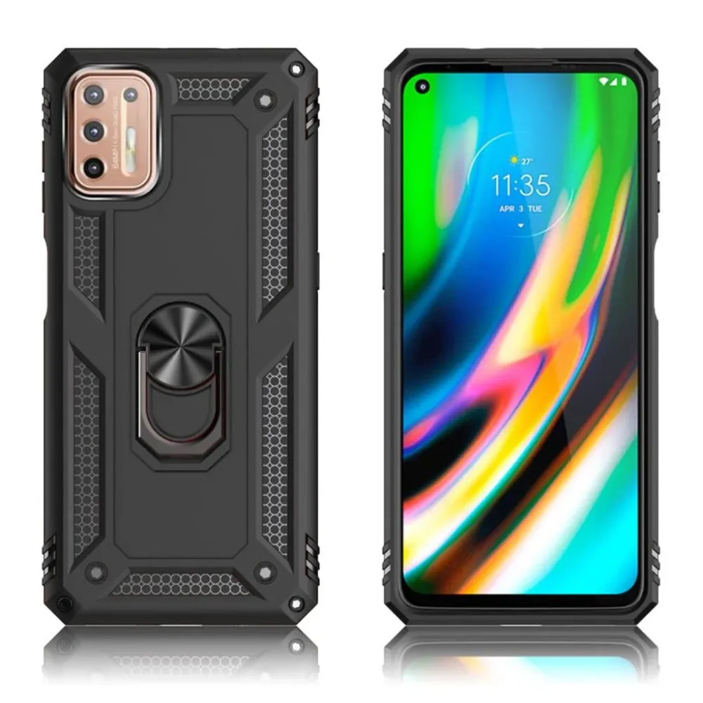 Bofink Combat étui Motorola Moto G9 Plus - Noir