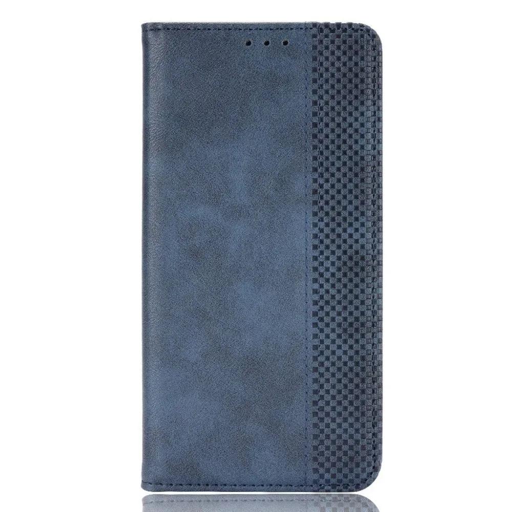 Bofink Étui en cuir Vintage Motorola Moto G50 - Bleu
