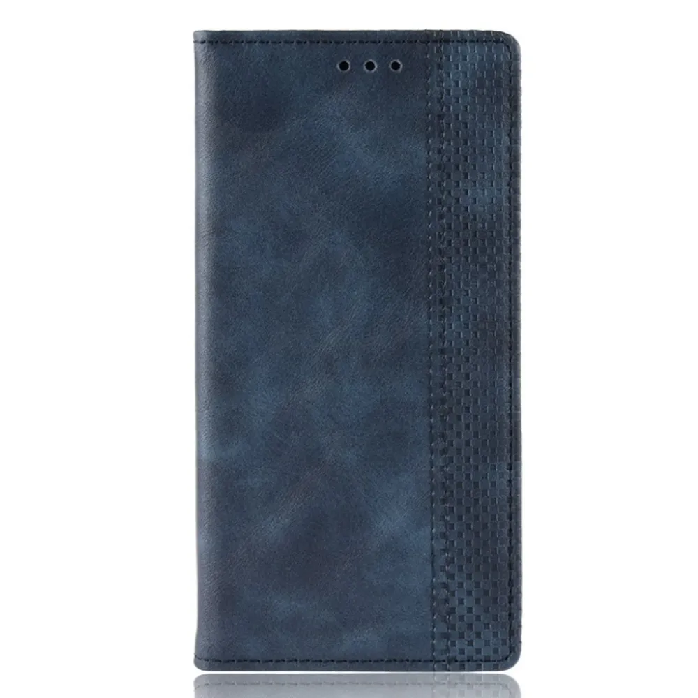 Bofink Vintage Motorola Moto G8 Power étui en cuir - Bleu