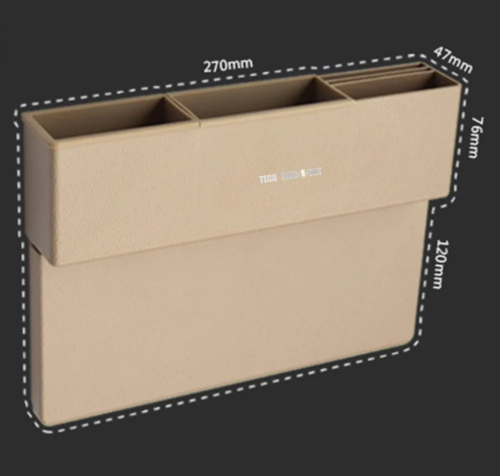 TD® boite de rangement plastique enfant compartiment siège voiture organisateur espace téléphone clés carte véhicule noir...