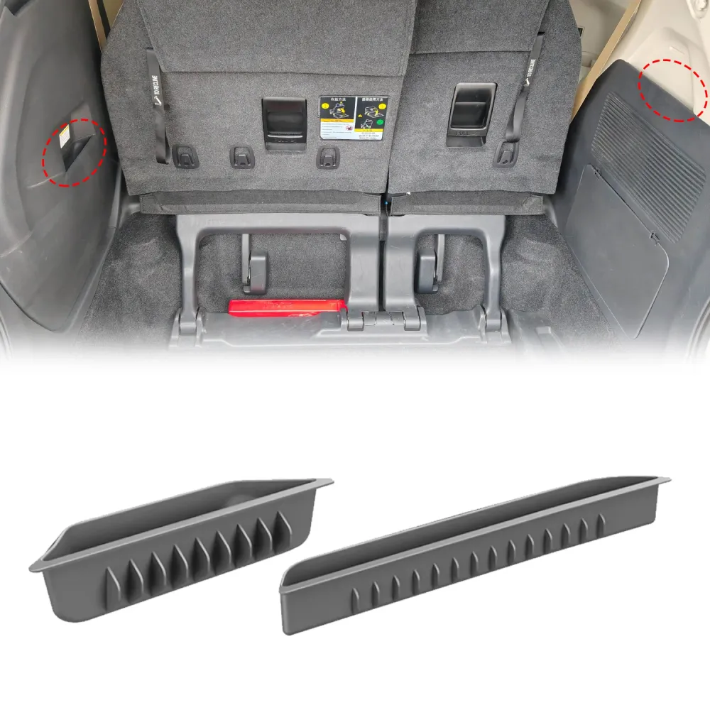 Boîte de rangement de coffre pour Toyota Sienna 2021 – 2026, boîte de rangement de coffre latéral en TPE, boîte de rangeme...