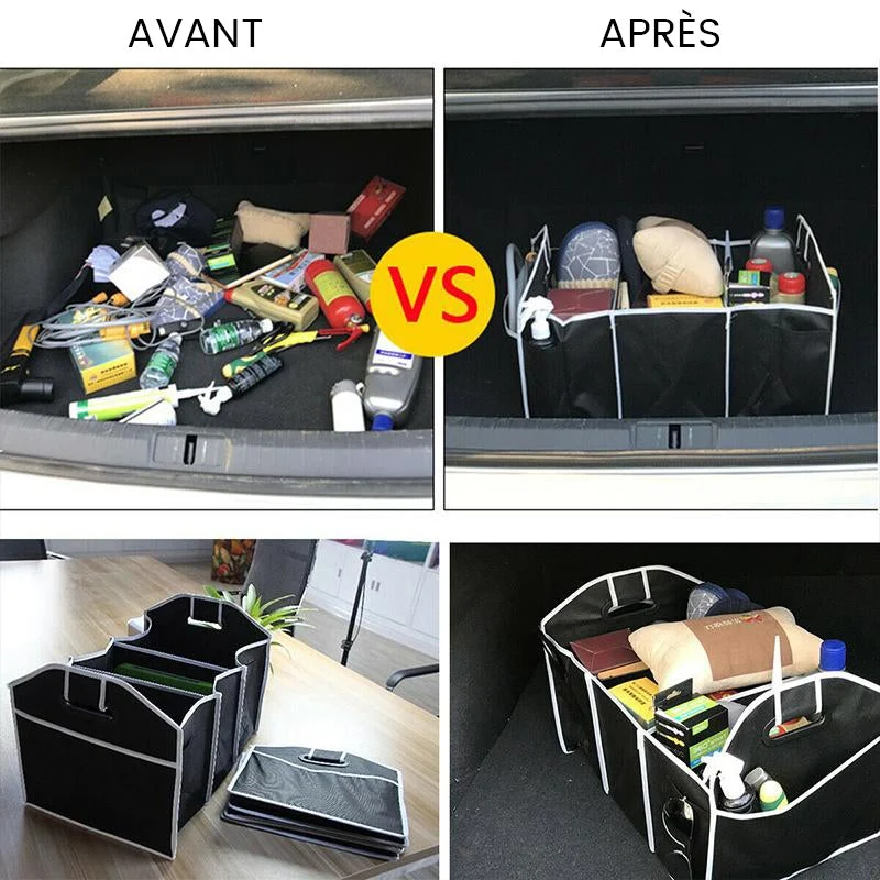 Boîte De Rangement Pliante Pour Coffre De Voiture