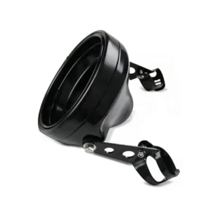 Boîtier pour Phare LED moto 7" Universel + supports de fourche 35-43mm
