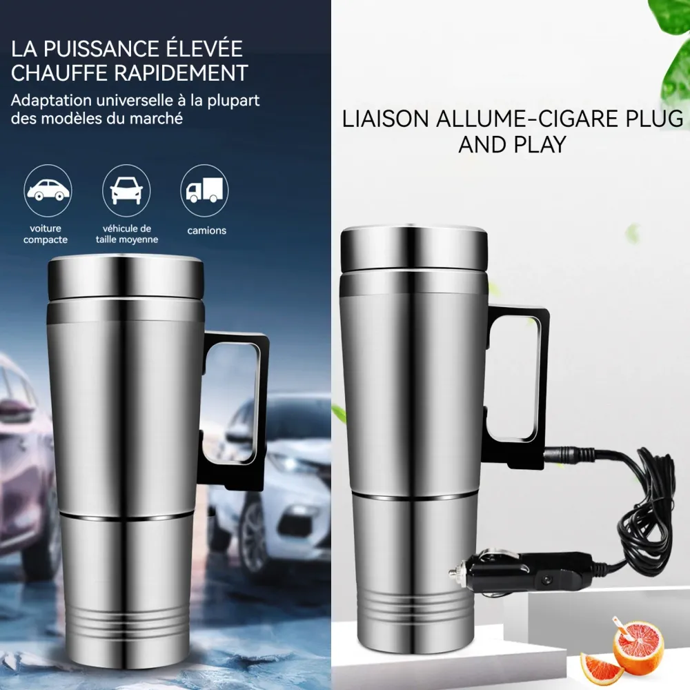 Bouilloire électrique 300ml 80 degrés celsius température de chauffage bouilloire de voiture bouilloire d'eau chaude de vo...