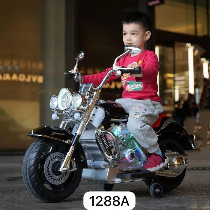 Moto électrique pour enfants – Design Harley 12V | Siège confort . Boummarket