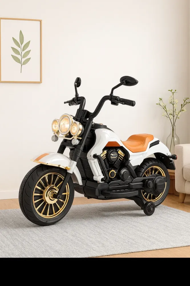 Moto électrique pour enfants – Design Harley 12V | Siège confort . Boummarket