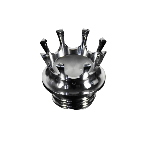 Bouchon réservoir moto - Couronne Chromée Boutique biker