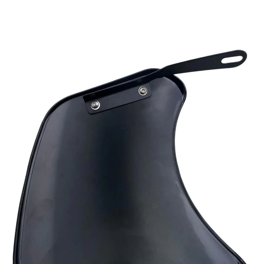 Bulle moto noir - Phare rond Boutique biker