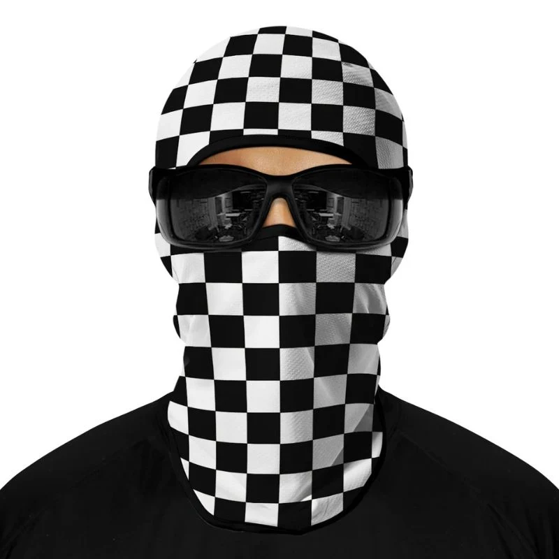 Cagoule moto - Drapeau à damier Boutique biker