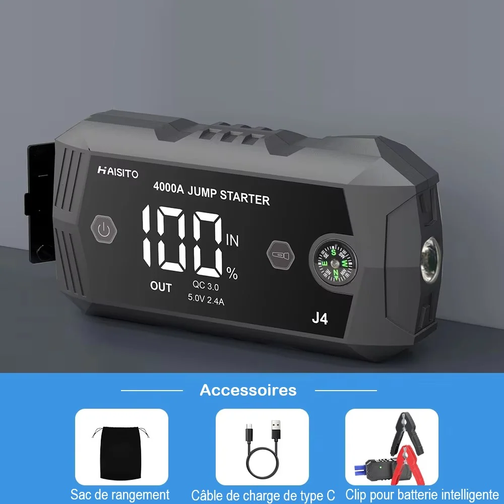 Chargeur batterie pour moto 4000A 12V Boutique biker