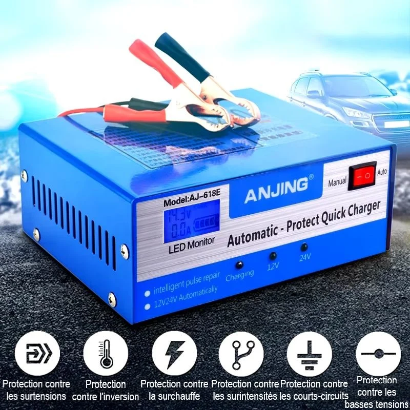 Chargeur rapide de batterie moto Boutique biker