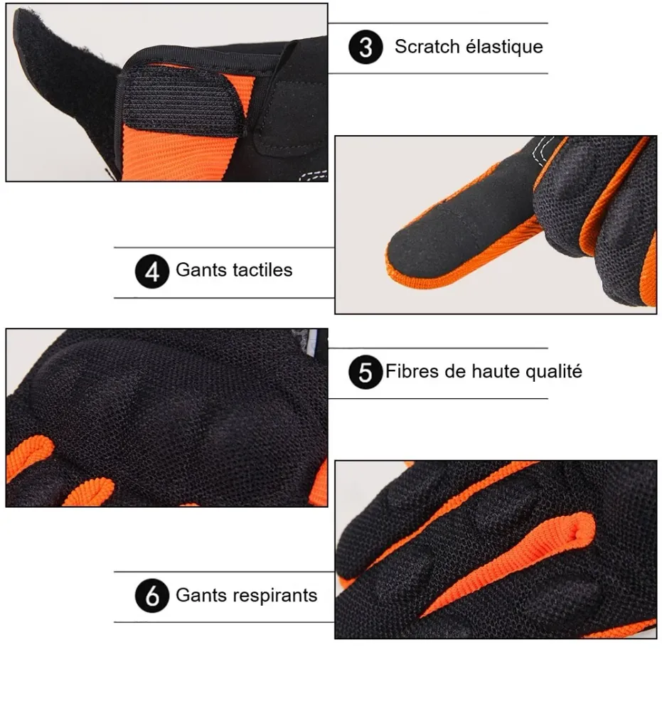 Gant de moto cross - Naldo Boutique biker
