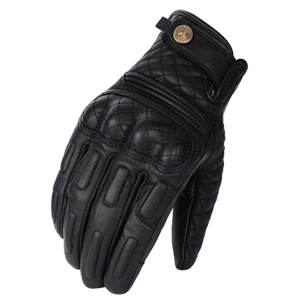 Gants de moto en cuir - Salma Boutique biker