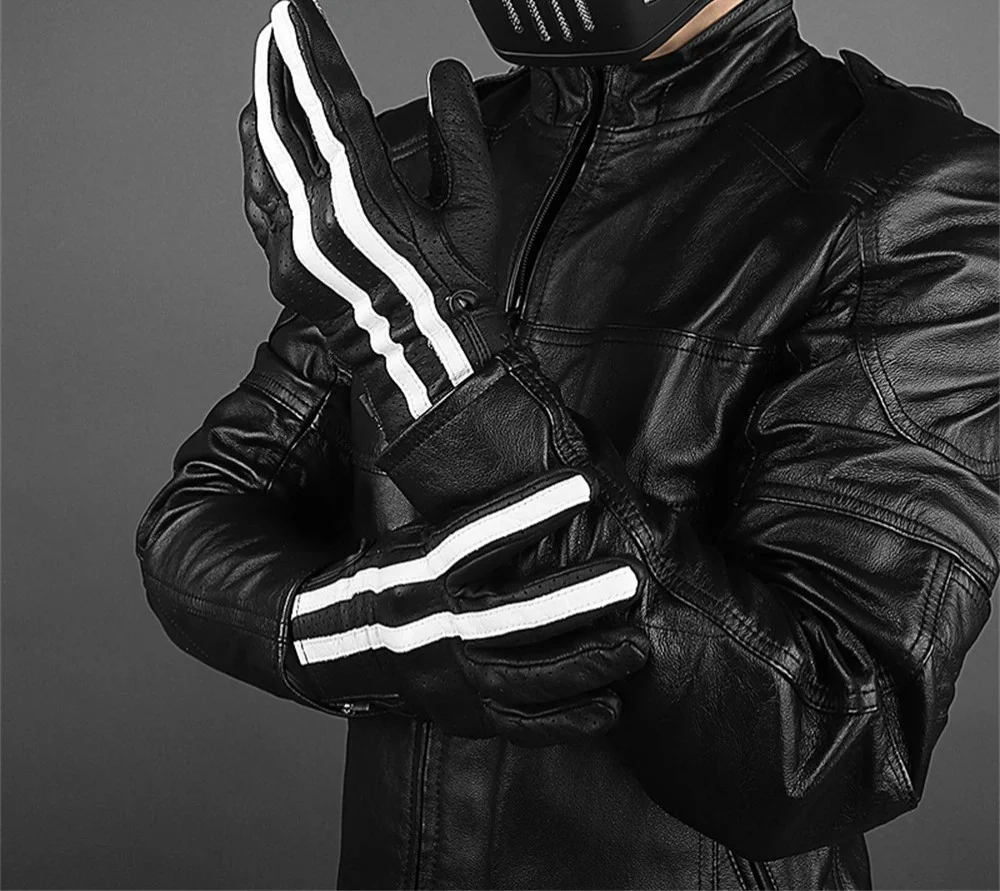 Gants de moto cuir - Vintage Racer Boutique biker