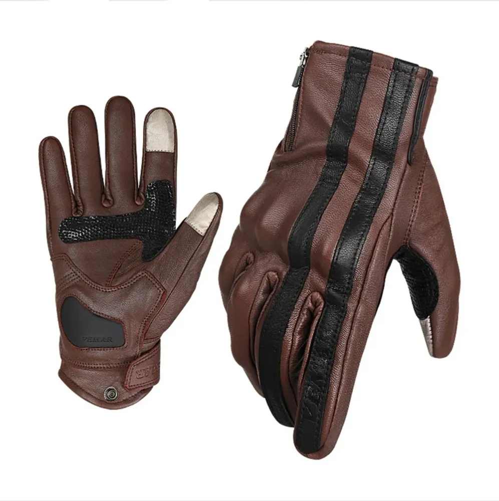 Gants de moto cuir - Vintage Racer Boutique biker