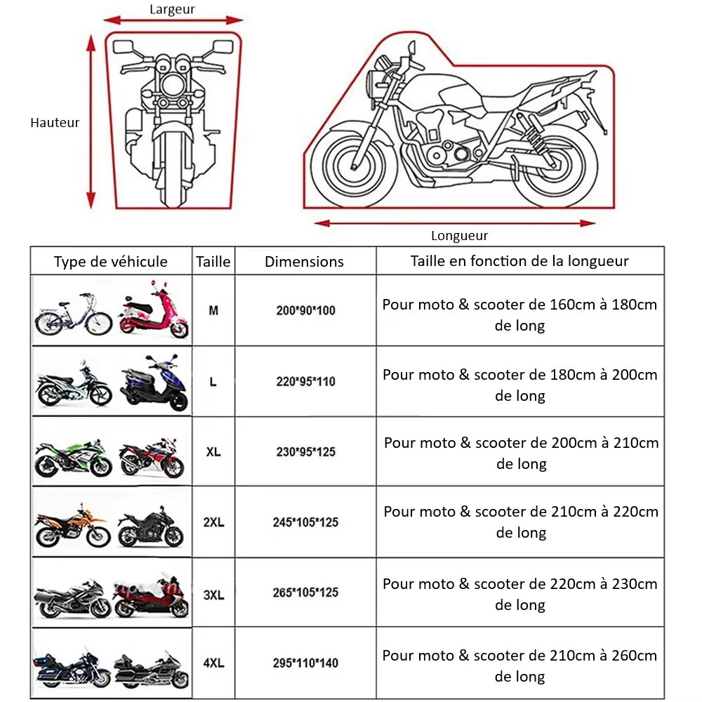 Housse moto - Herobiker grise Boutique biker