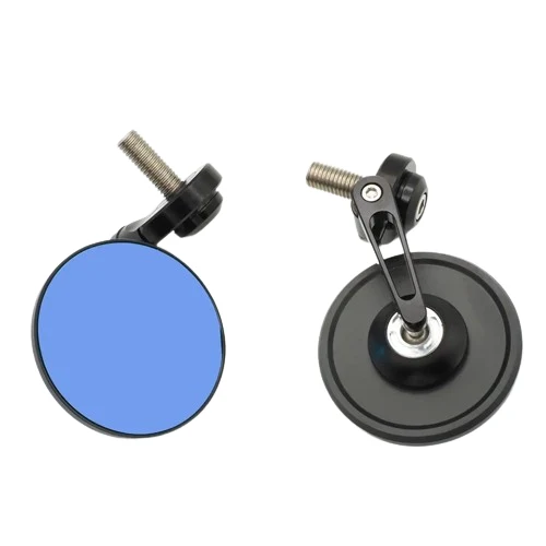 Rétroviseurs moto embout guidon rond Boutique biker