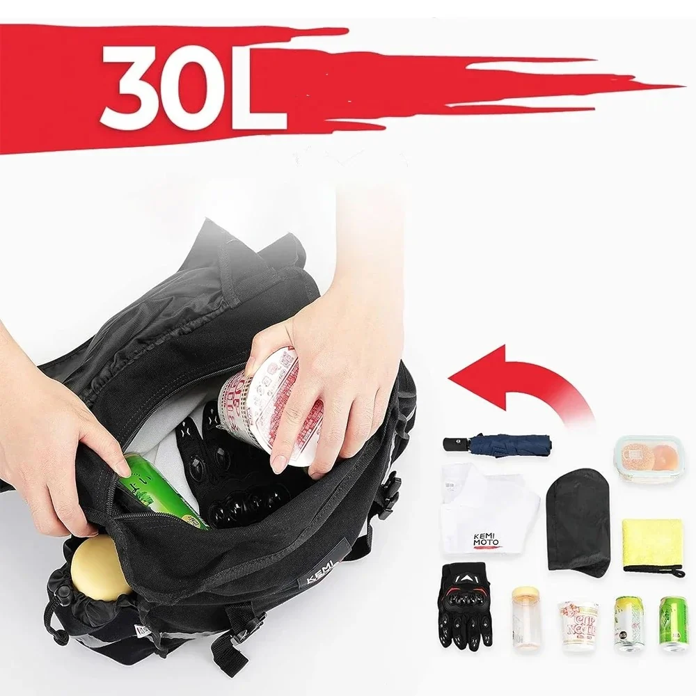 Sacoche cavaliere lateral pour moto 30L Boutique biker