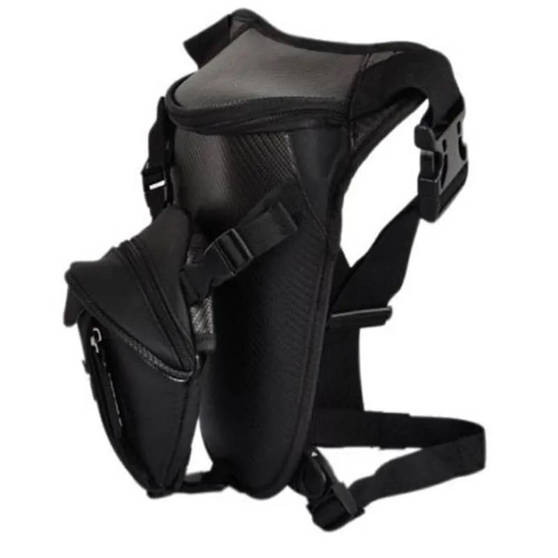 Sacoche de jambe moto en fibre de carbone Boutique biker