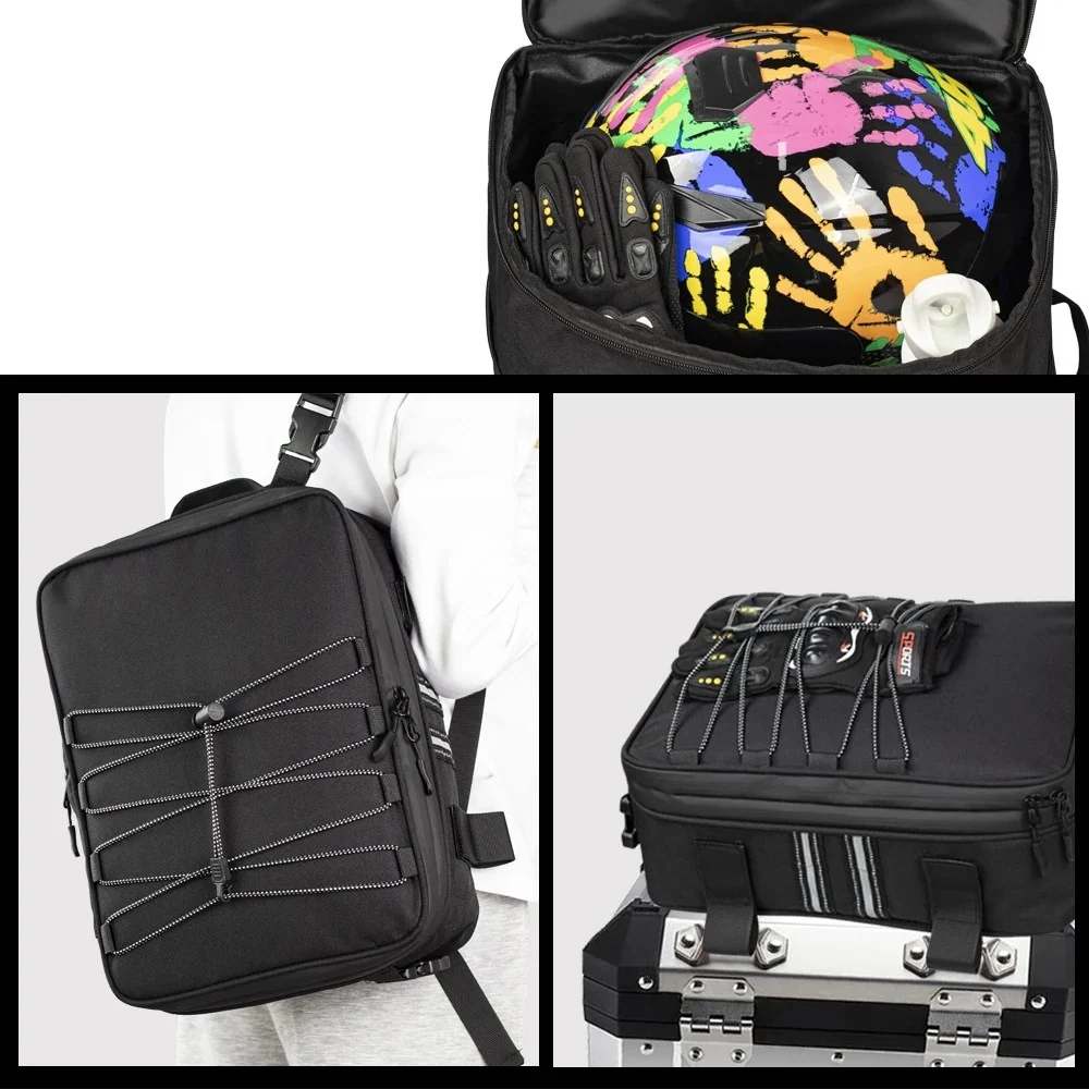 Sacoche de selle moto arriere pour top case Boutique biker