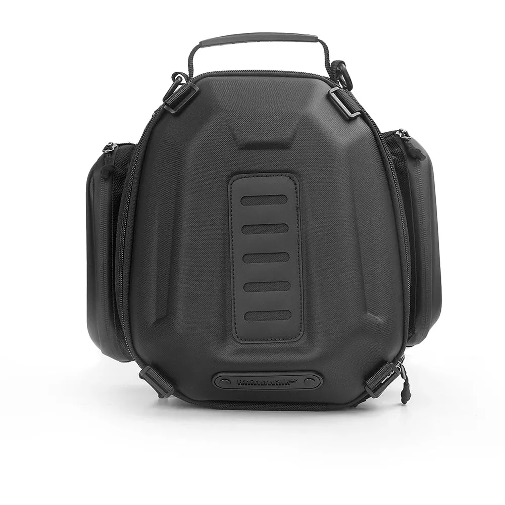 Sacoche de selle moto noire extensible Boutique biker