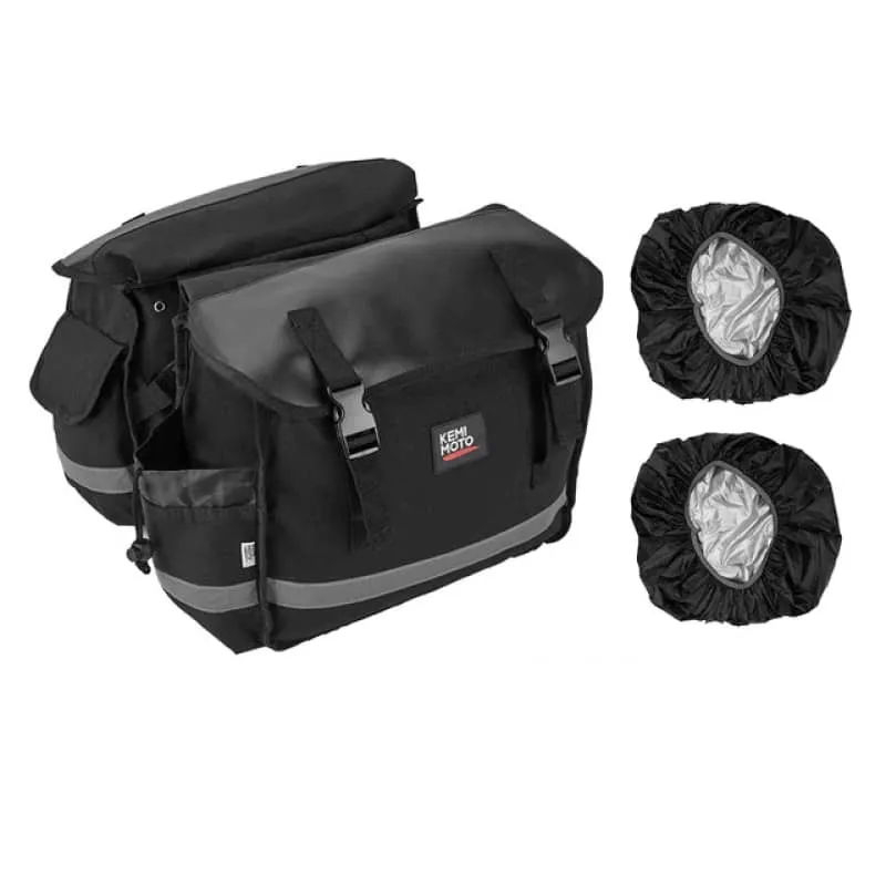 Sacoches moto cavalières en tissu Boutique biker