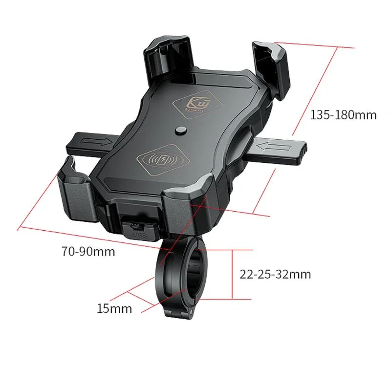 Support de téléphone Moto- Chargeur induction Boutique biker