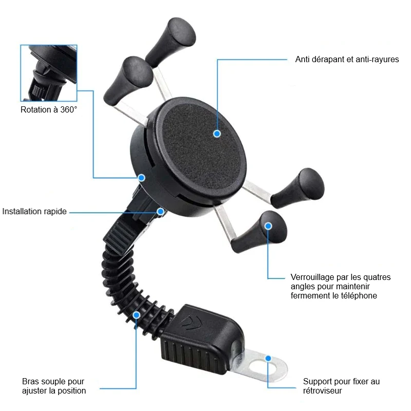 Support De Téléphone Pour Moto Boutique biker