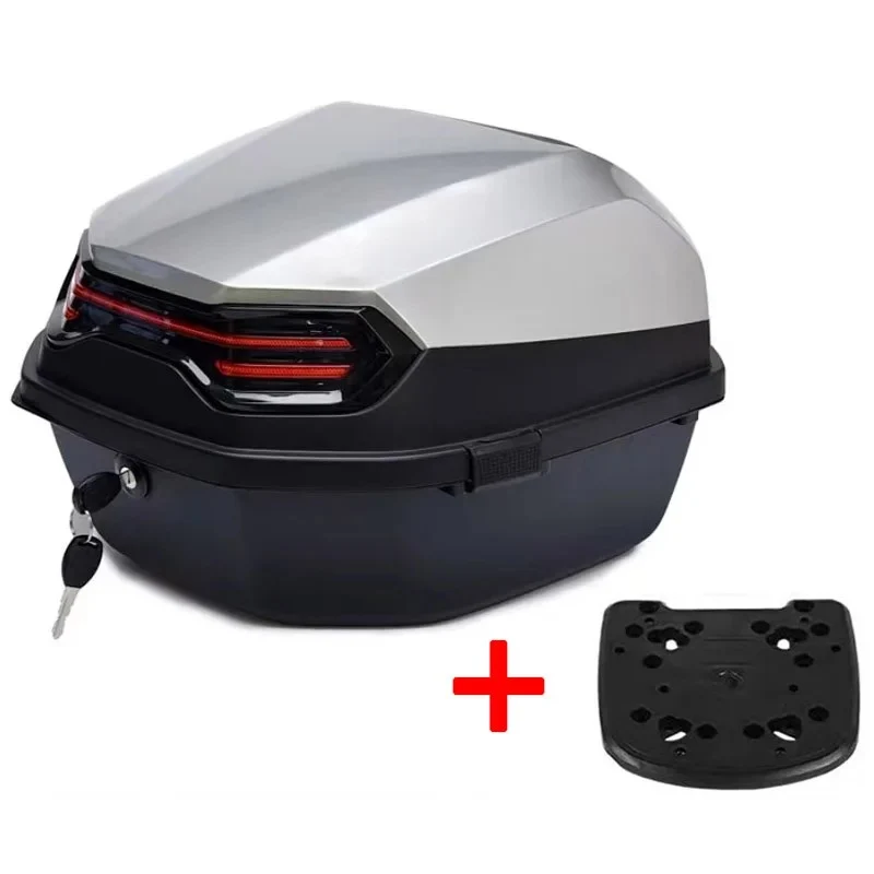 Top case moto - Argent 30L Boutique biker