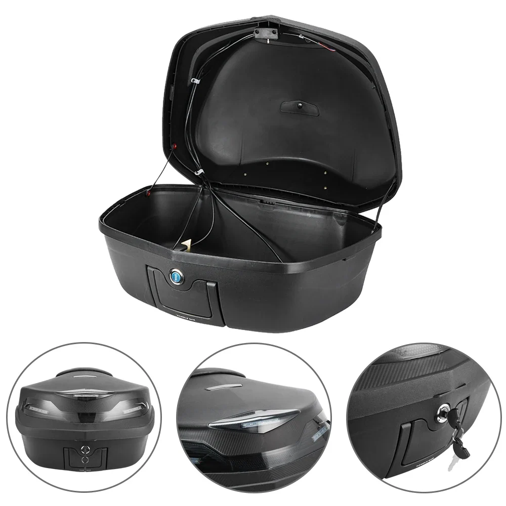 Top case moto - Noir 48L Boutique biker
