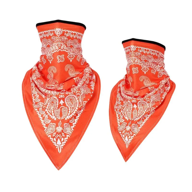 Tour de cou moto - Bandanas oranges Boutique biker