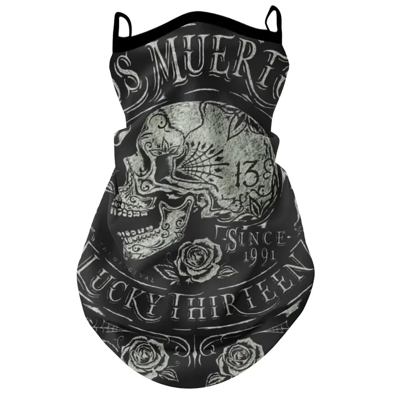 Tour de cou moto - Crâne rétro Boutique biker