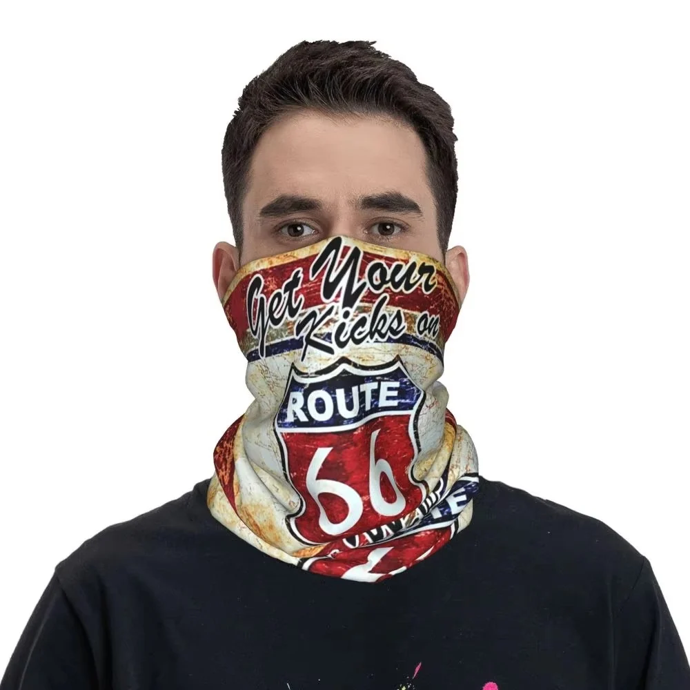 Tour de cou moto - Get your kicks on Route 66 Boutique biker